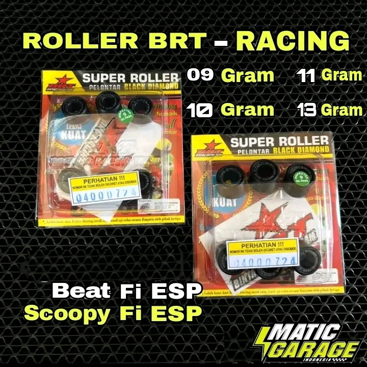 BRT - Roller Beat Fi Racing - Roller Black Diamond BRT Racing - Scoopy Fi ESP