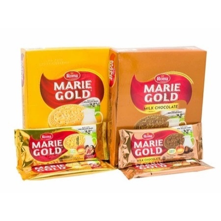 

( Perbox isi 12 ) Roma Marie Gold Biskuit Marie Susu isi 12pcs 22gr