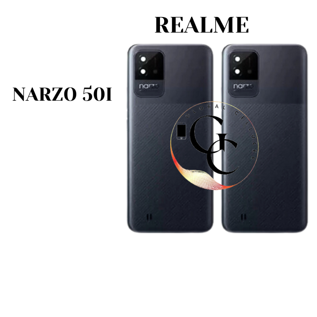 Backdoor Realme Narzo 50I  Original (Tulang Samping penutup mesin)