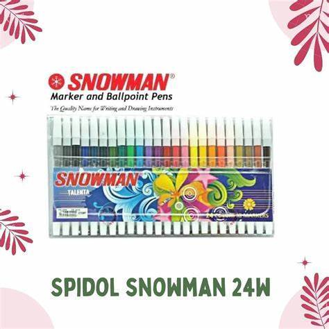 

SPIDOL 24WARNA SNOWMAN