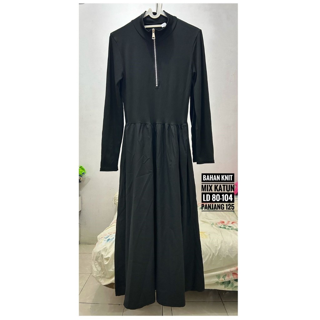 Preloved Dress Overall OL Jumpsuit Kimono Oversize Smoke Brukat Blezer Prada Linen Katun Poplin Poly