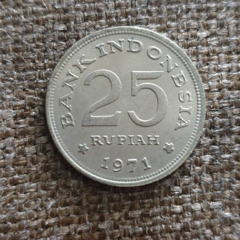 Uang Koin Kuno 25 Th 1971