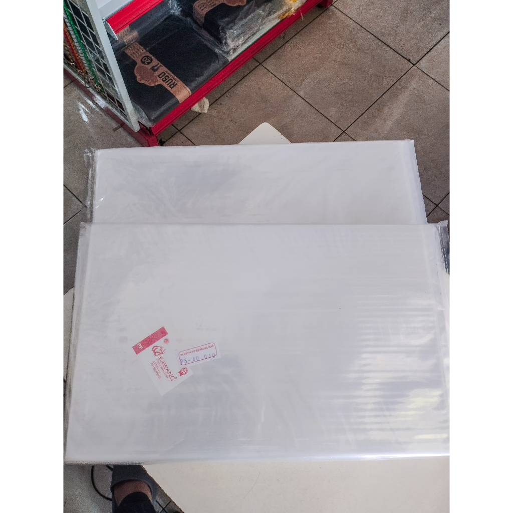 Plastik PP BAWANG Bening 25x40