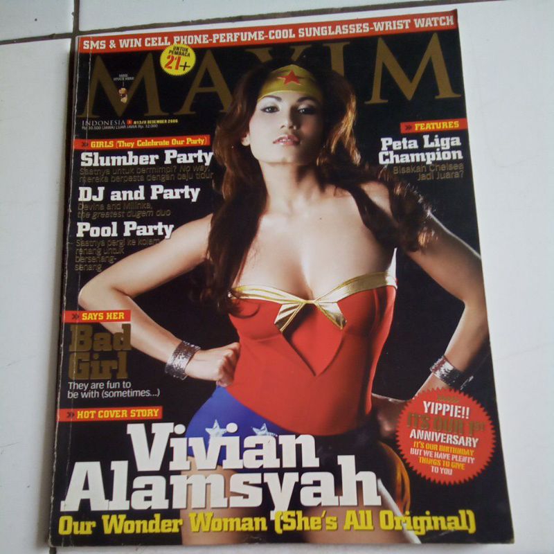 Majalah maxim Indonesia Desember 2006