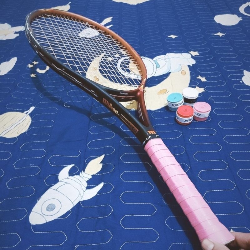 RAKET TENIS ORIGINAL WILSON ULTRA FIREBIRD BEKAS SIAP PAKAI
