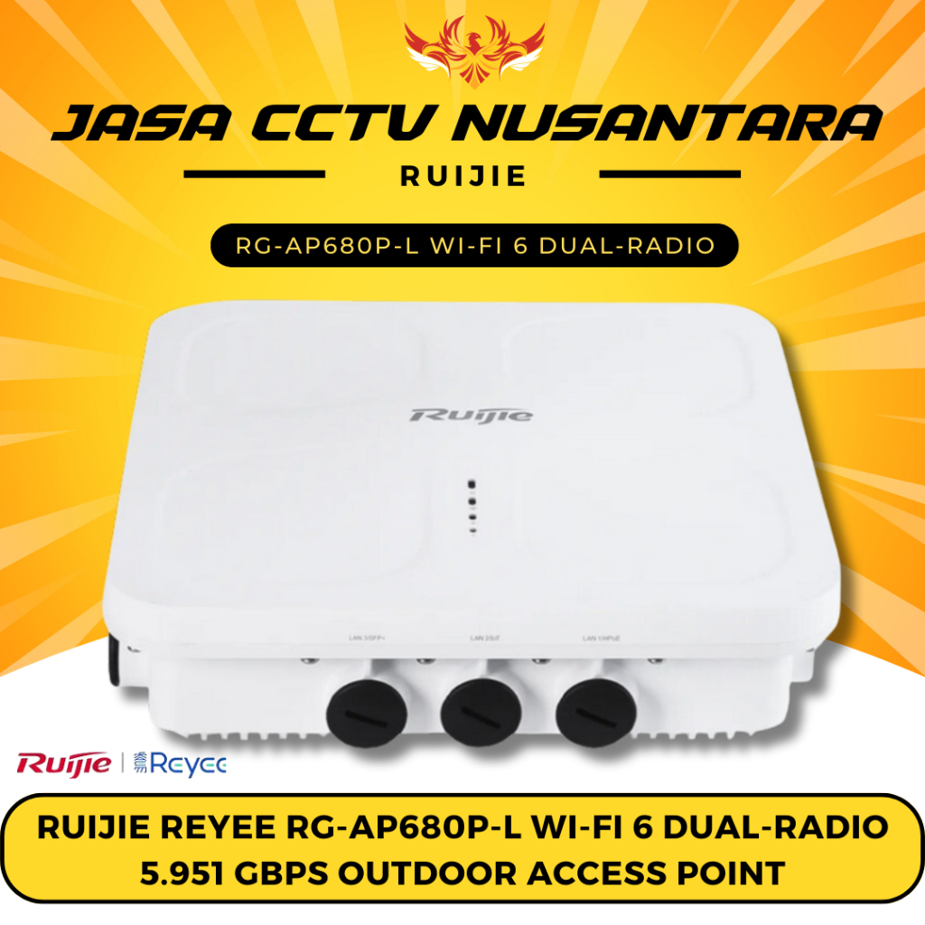 RUIJIE REYEE RG-AP680P-L WI-FI 6 DUAL-RADIO 5.951 GBPS OUTDOOR ACCESS POINT