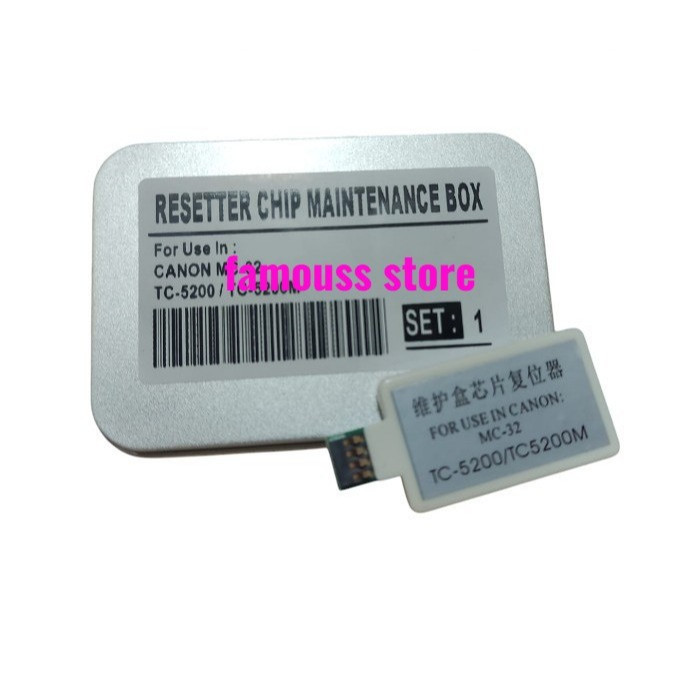 RESETTER CHIP MAINTENANCE BOX MC-32 CANON TC-20 TC-20M TC20 TC20M TC-5200 TC-5200M TC5200 TC5200M