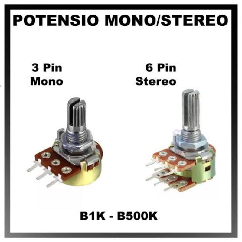 potensio volume power
