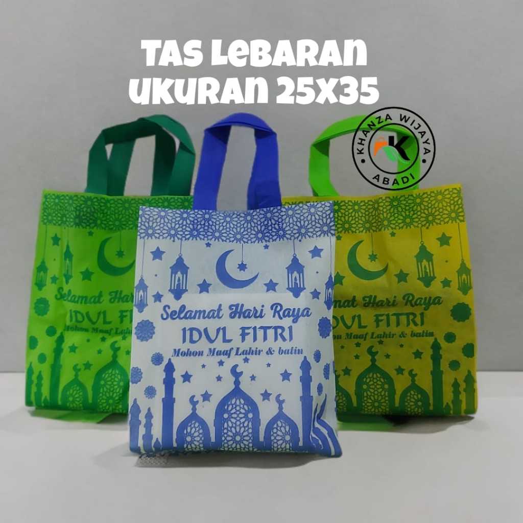 

Tas Idul Fitri,Tas Hampers lebaran 25x35 / Tas Hls Lebaran uk 25x35 / sablon 4sisi / Harga Lusinan