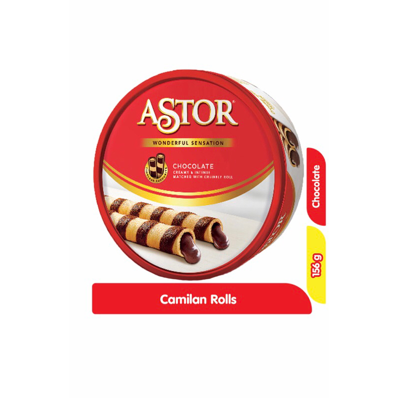 

Astor wafer stik cokelat kaleng 156g