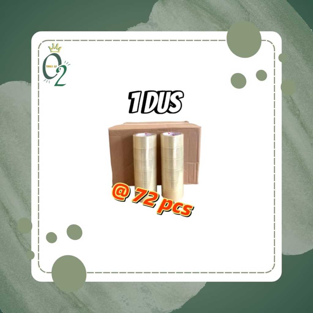 

LAKBAN BENING 45MM*90 / PAKET 1 DUS / PAKET 72 PCS / HARGA LEBIH MURAH !!!!!