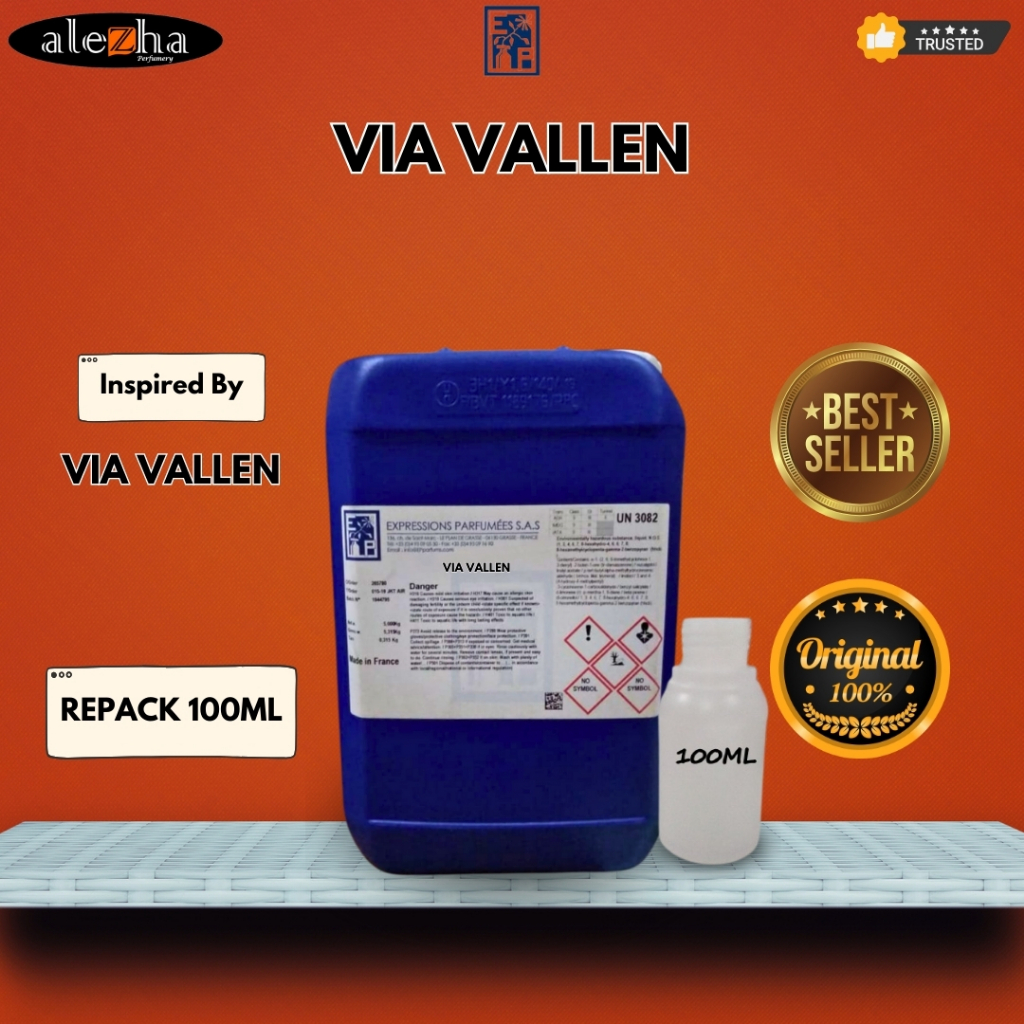 bibit parfum murni VIA VALLEN EP 100ML