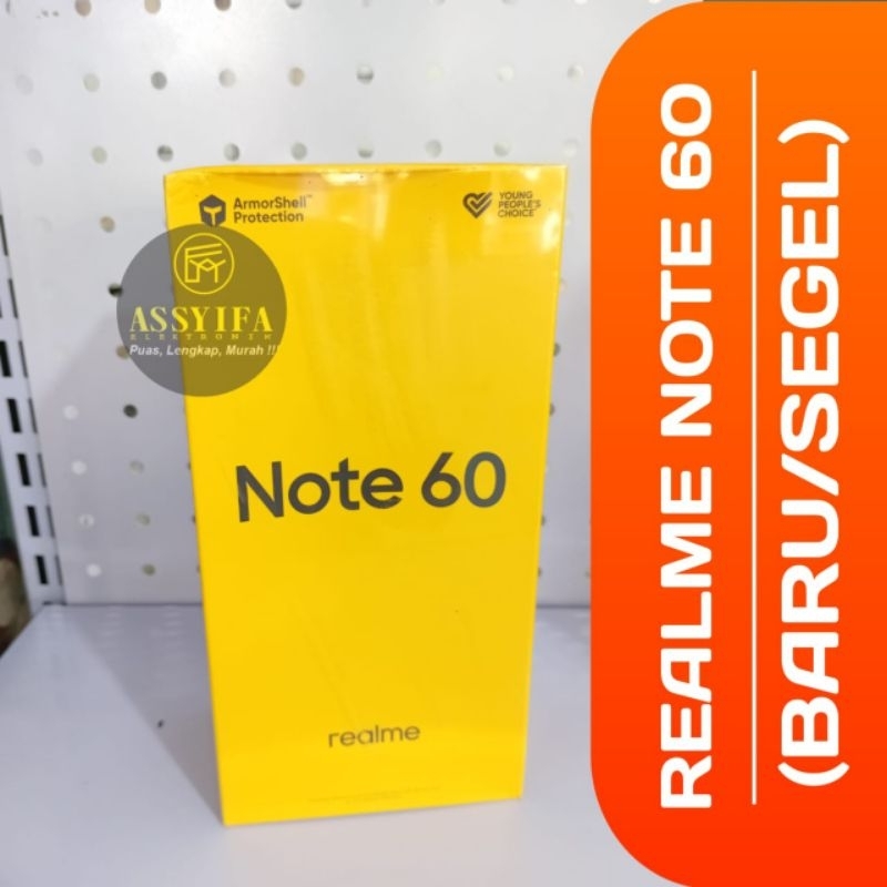 Realme Note 60 Baru ram 6/128 /Hp realme note 60 Segel No Repack 100% new