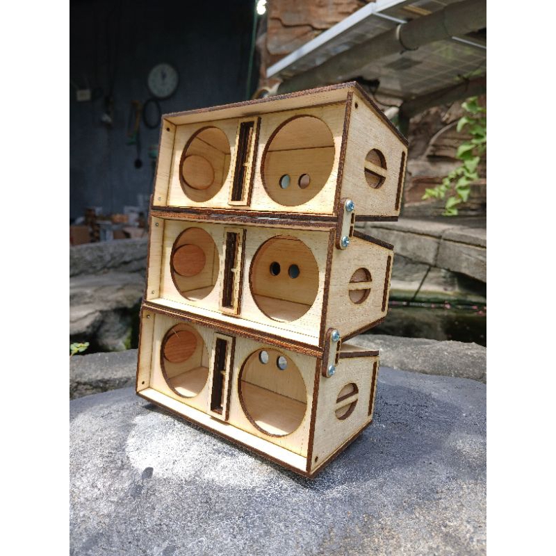 box line array dobel miniatur sound system 2inc (box saja)