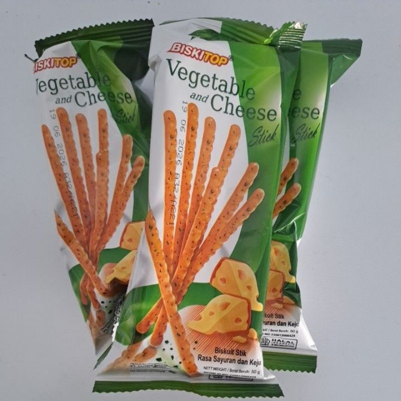 

biskitop vegetable and cheese stick 50g