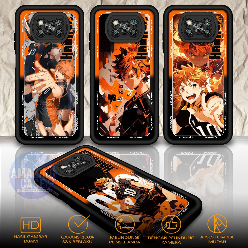 Case Premium Compatible For POCO X3  X3 NFC X3 PRO  Motif HKY Casing Softcase Glossy Anti Jamur