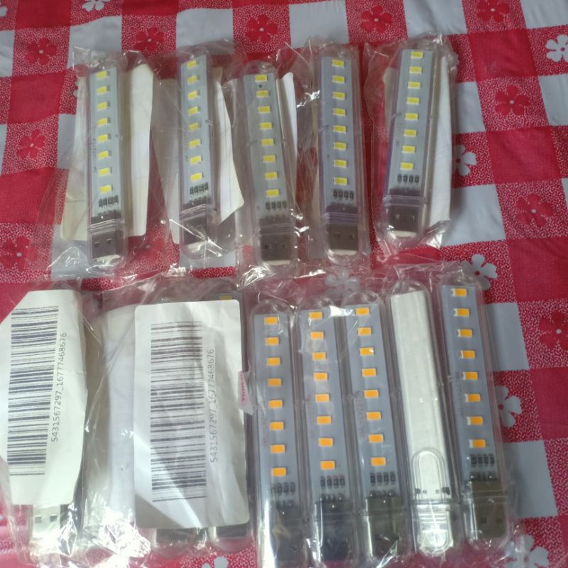 lampu USB  8 led mini
