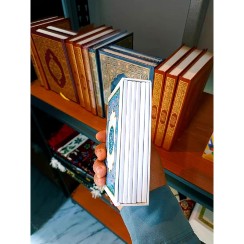 Al-Quran Mushaf Madinah Mujazza Per 5 Juz, 9x13cm Asli Cetakan Madinah