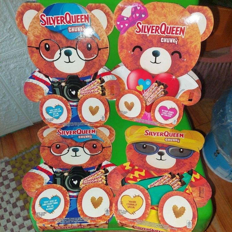 

Cokelat Silverqueen Chunky Bear Spesial Valentine ( 3x30gr ) / cokelat beruang lucu