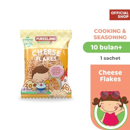

Pureeland Cheese Flakes / MPASI Bayi Organik / Bumbu MPASI / Bahan MPASI / Makanan Bayi