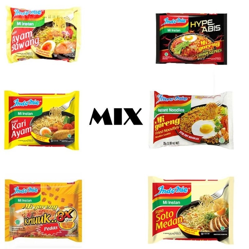 

mix random Indomie 6 rasa murah harga bersahabat