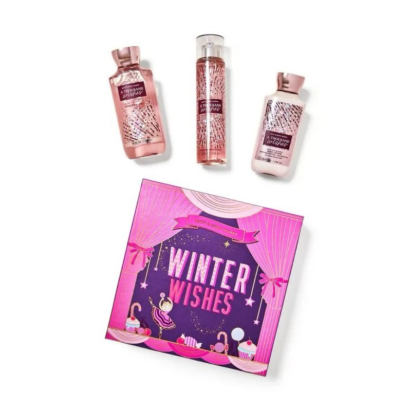 

[NEW] BATH & BODY WORKS WINTER WISHES A THOUSAND WISHES GIFT BOX SET