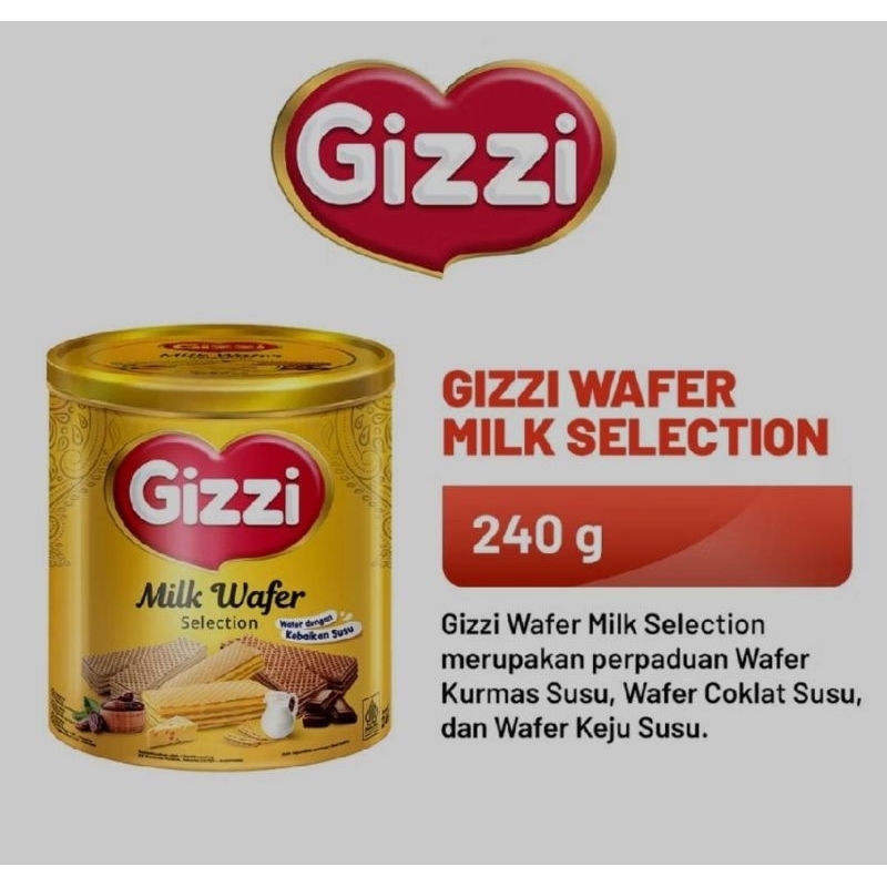 

GIZZI WAFER MILK SELECTION 240g SUPER RENYAH