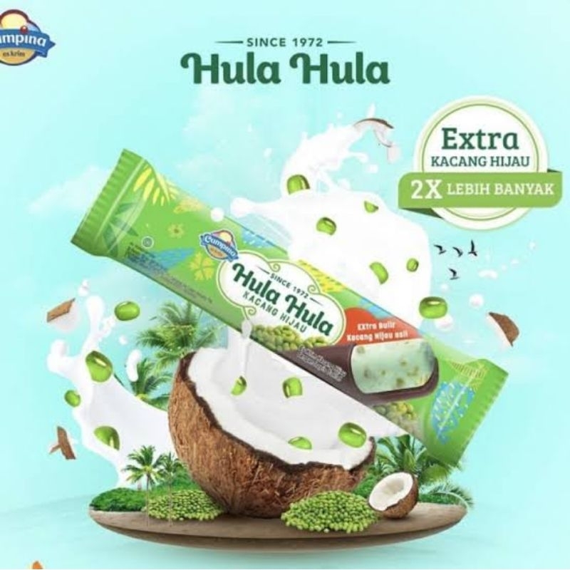 

Ice Cream Campina Hula Hula Kacang Hijau