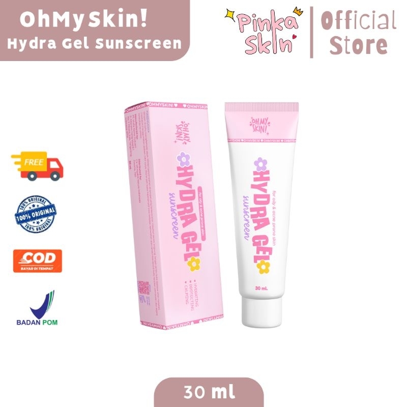 [DIST RESMI] OHMYSKIN! Hydra Gel Sunscreen | Sunscreen untuk Acne Skin