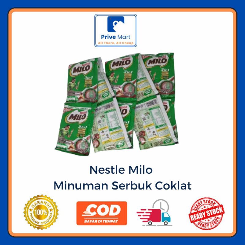 

Nestle Milo Minuman Serbuk Coklat 34g Prive Mart