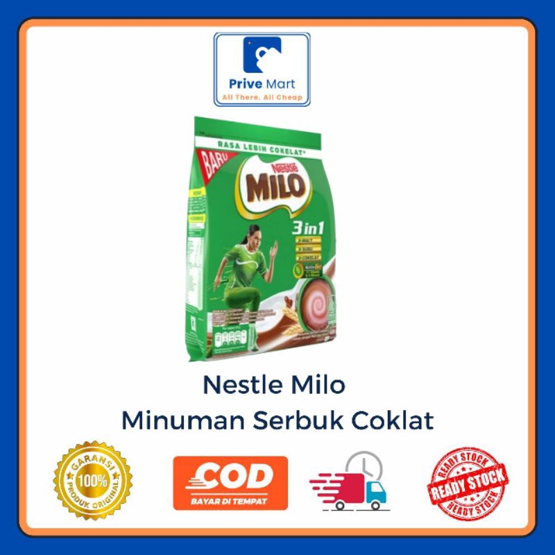 

Nestle Milo Minuman Serbuk Coklat 400g Prive Mart