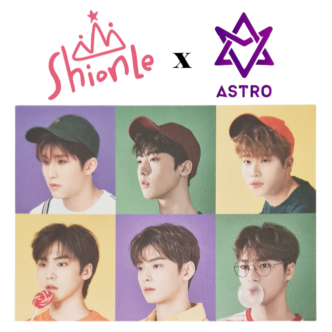 

SHIONLE x ASTRO Envelope (Amplop Surat / Koleksi Penggemar / Merchandise) MOONBIN / CHA EUN WOO / YOON SAN HA / ROCKY / JINJIN / MJ Original