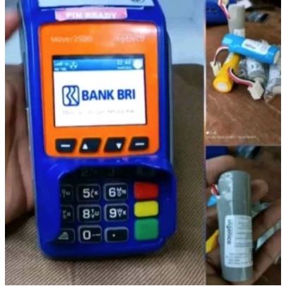 Baterai mesin edc  type move 2500 BNI BRI MANDIRI