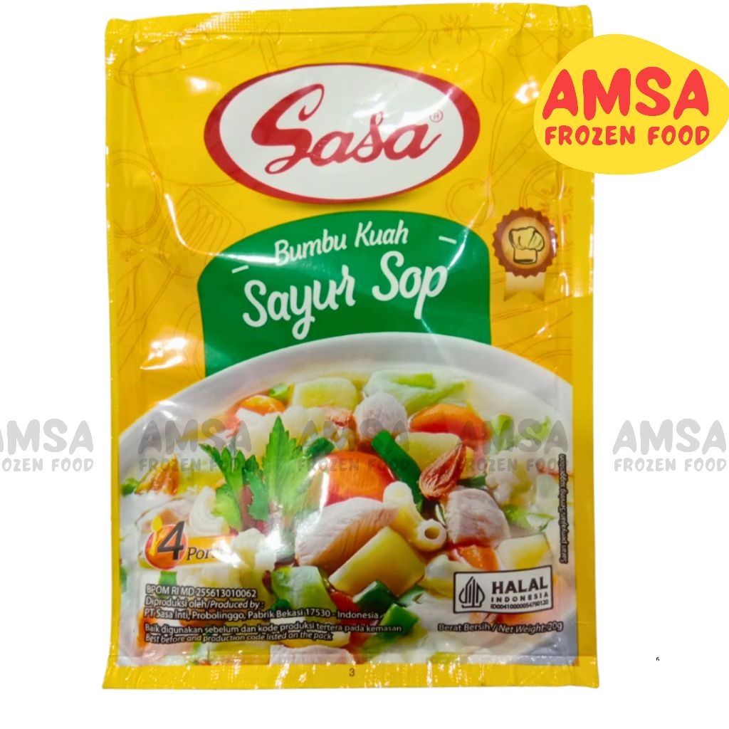 

Sasa Bumbu Sayur Sop 20gr / Bumbu Instan Sayur Sup