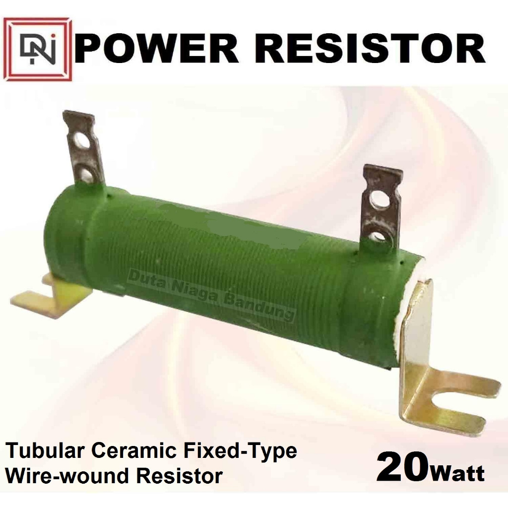 Resistor 20 watt DDR 20 watt resistor bambu DDR Series Resistor hijau
