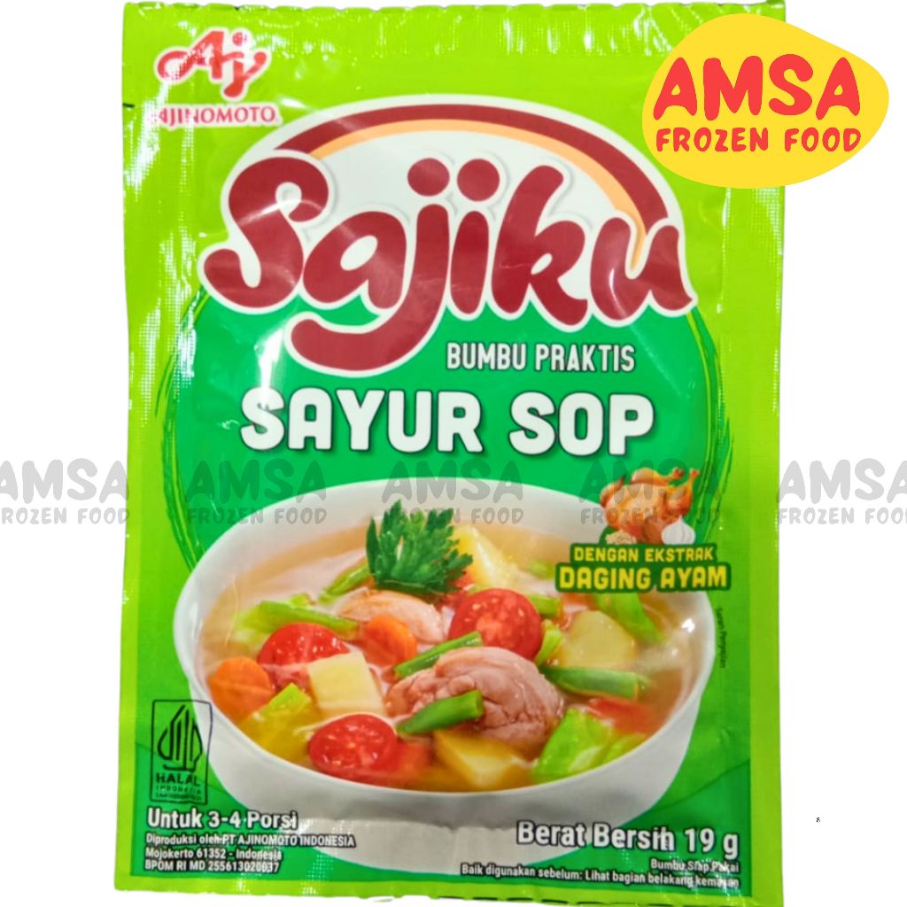 

Sajiku Bumbu Praktis Sayur Sop 19gr / Bumbu Sup