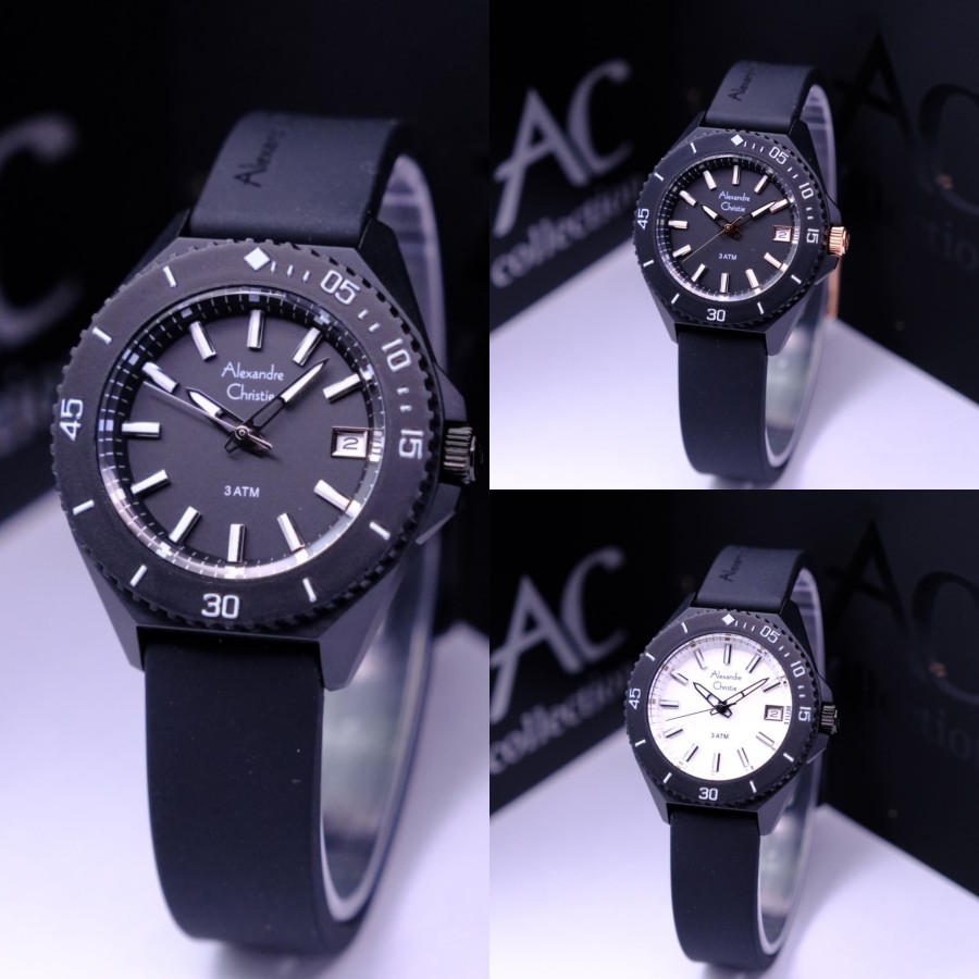 ALEXANDRE CHRISTIE 8693 WANITA KARET ORIGINAL AC8693 AC 8693 JAM CEWEK