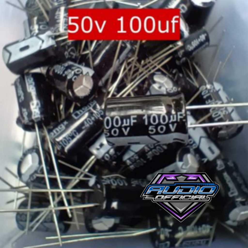 Elco Capasitor 100uf 50v Elko Kapasitor Kualitas Bagus