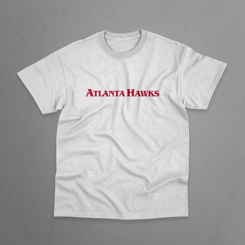 KAOS HAWKS // T-SHIRT HAWKS // ATLANTA HAWKS // T-SHIRT BASKET NBA // KAOS BASKET NBA // 019
