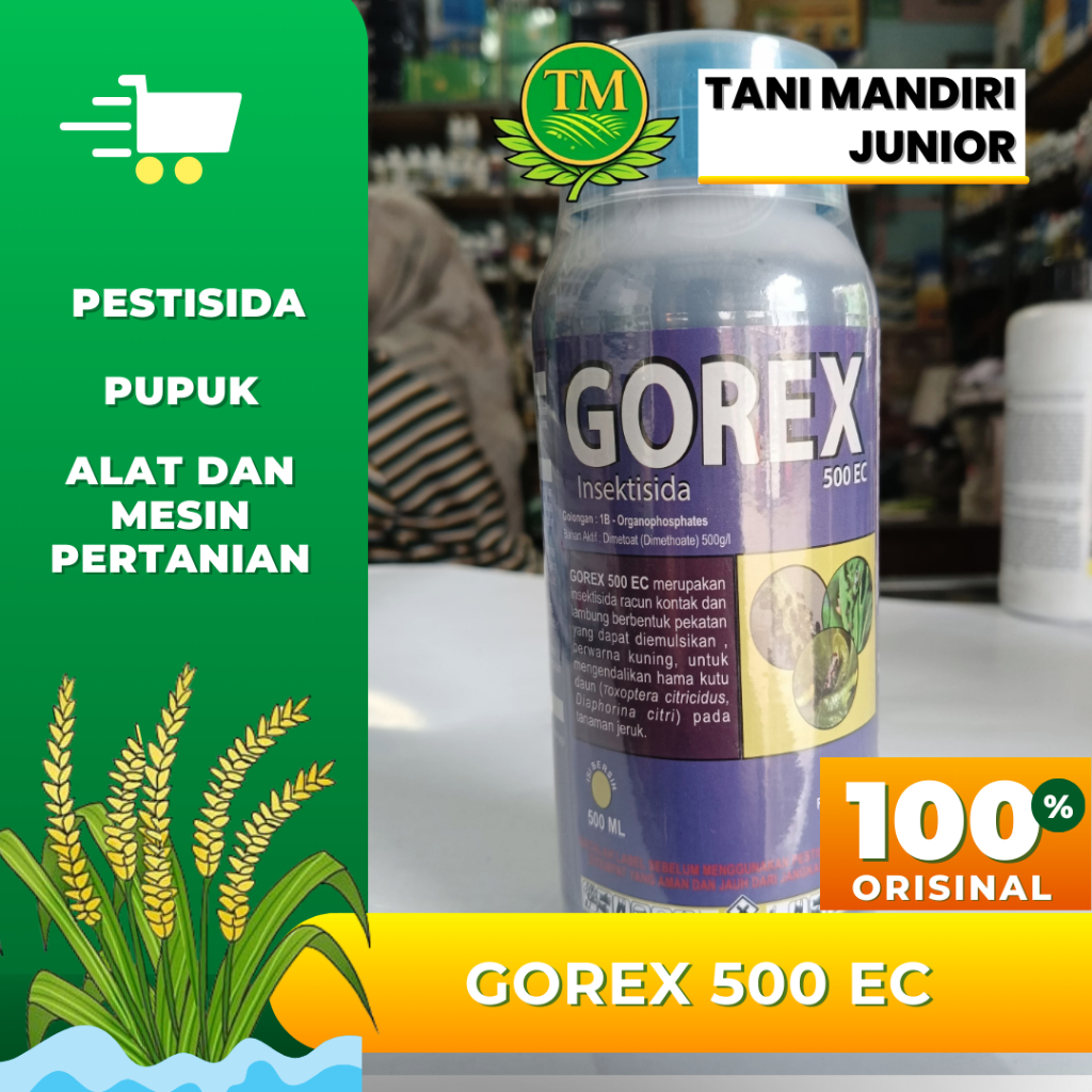 GOREX 500 EC (Racun kontak dan lambung, bahan aktif: dimetoat(dimethoate))