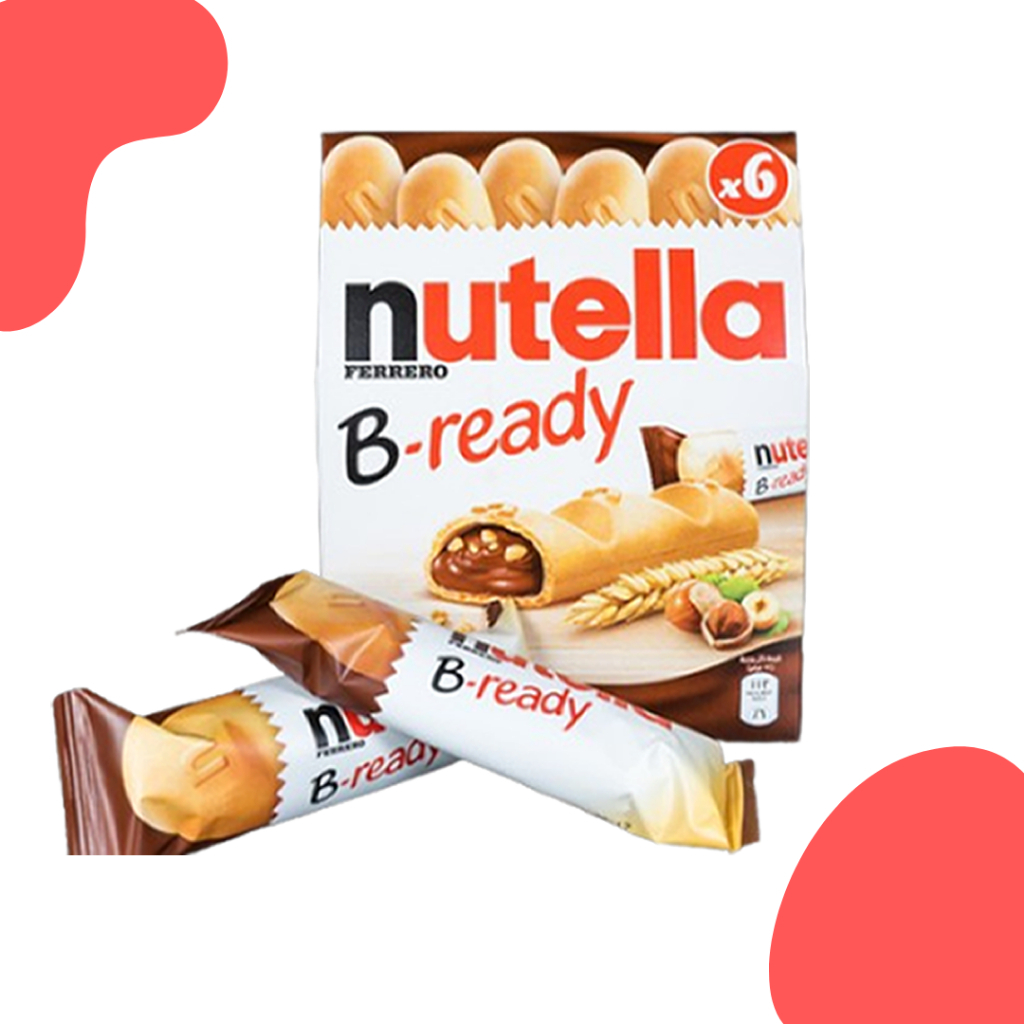 

Cokelat Snack Singapore [READYSTOCK EXP 12/25] | NUTELLA B-READY Biscuit (T6) 132g | Jajan Impor | Jastip Coklat Cokelat Coklat Original Oleh-Oleh Jastip S