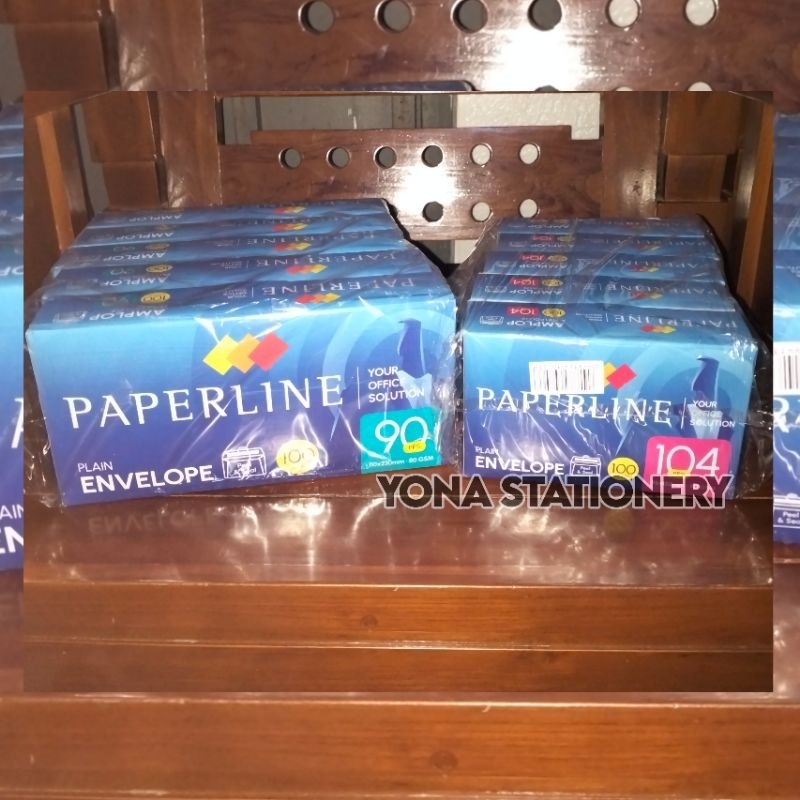 

Amplop putih 90 & 104 Paperline | Jual PerPak & PerBall : 5 pak