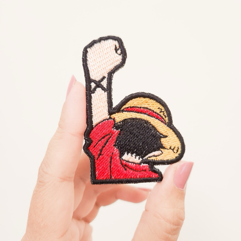PATCH BORDIR ONE PIECE / BADGE BORDIR LUFFY X / ANIME IRON PATCH