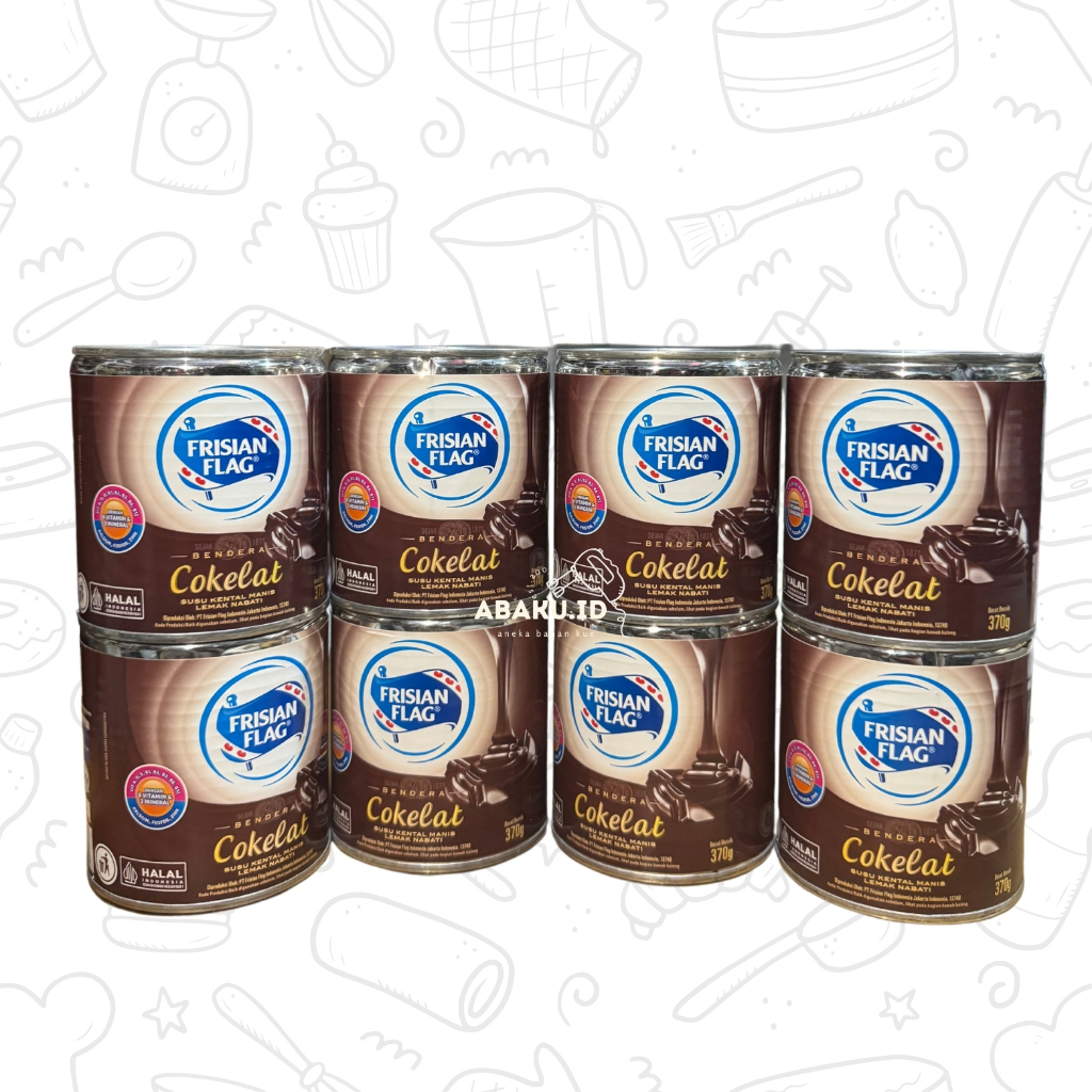 

SUSU FRISIAN FLAG COKLAT KENTAL MANIS KALENG / SUSU BENDERA COKLAT 370gr