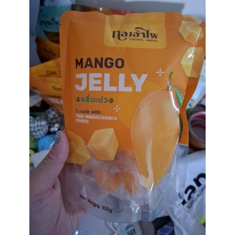 MANGO JELLY CANDY SNACK IMPORT THAILAND PERMEN MANGGA ASEM