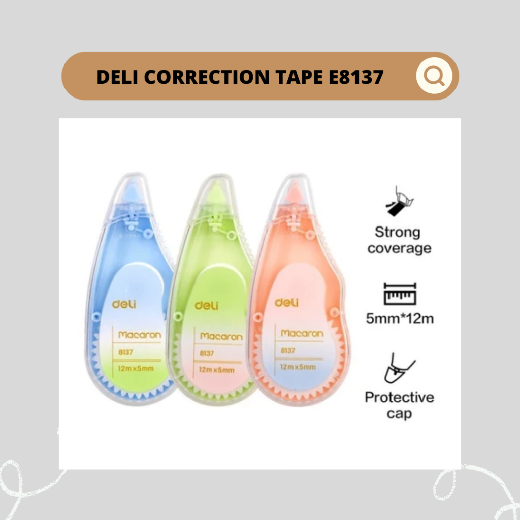 

Deli Correction Tape E8137