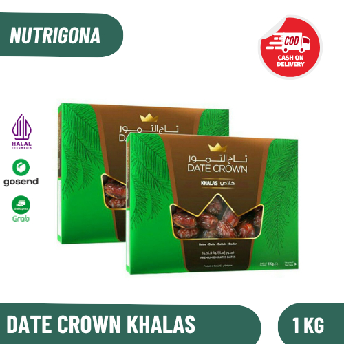 

Date Crown - Kurma Khalas 1kg kurma pilihan dari Uni Emirat Arab dan Arab Saudi