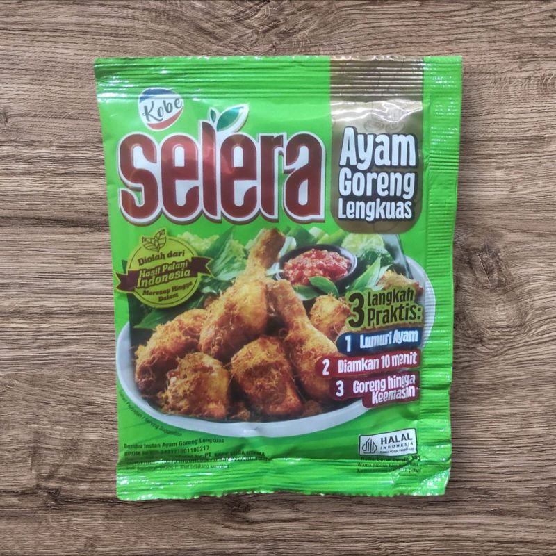 

Kobe selera bumbu ayam goreng lengkuas.