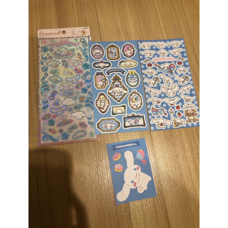 

cute cinnamoroll stickers one sticker pack used