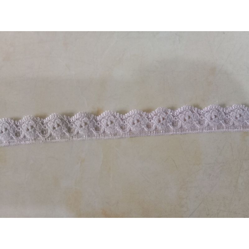 Renda Elastis Warna Ungu Lilac RE 3048